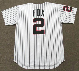 NELLIE FOX Chicago White Sox 1960's Majestic Cooperstown Home Baseball Jersey