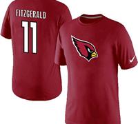 NEW Arizona Cardinals #11 Larry Fitzgerald Name & Number T-Shirt
