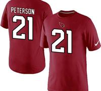 NEW Arizona Cardinals #21 Patrick Peterson Player Pride Name & Number T-Shirt Red