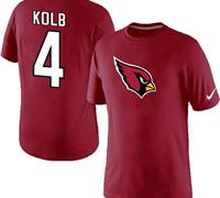 NEW Arizona Cardinals #4 Kevin Kolb Name & Number T-Shirt - Cardinal