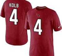 NEW Arizona Cardinals #4 Kevin Kolb Pride Name & Number T-Shirt - Cardinal