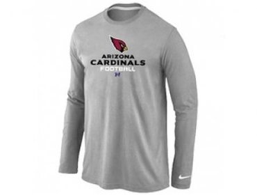 NEW Arizona Cardinals Critical Victory Long Sleeve T-Shirt Grey