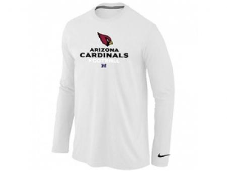 NEW Arizona Cardinals Critical Victory Long Sleeve T-Shirt White