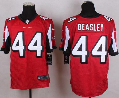 NEW Atlanta Falcons  #44 Vic Beasley Red Team Color Men's Stitched NFL Elite Jersey