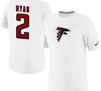 NEW Atlanta Falcons #2 Matt Ryan Player Name & Number T-Shirt white