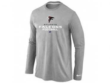 NEW Atlanta Falcons Critical Victory Long Sleeve T-Shirt Grey