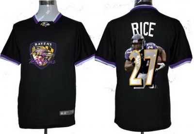 NEW Baltimore Ravens 27 Ray Rice Team ALL-Star Fashion Jerseys-1