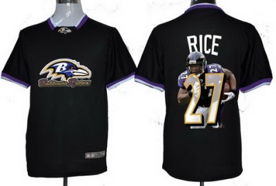 NEW Baltimore Ravens 27 Ray Rice Team ALL-Star Fashion Jerseys
