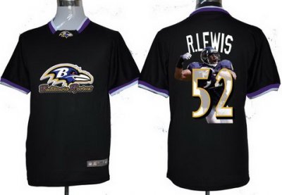 NEW Baltimore Ravens 52 Ray Lewis Team ALL-Star Fashion Jerseys