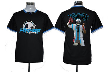 NEW Carolina Panthers 1 Cam Newton Team ALL-Star Fashion Jerseys