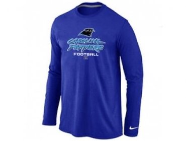 NEW Carolina Panthers Critical Victory Long Sleeve T-Shirt Blue