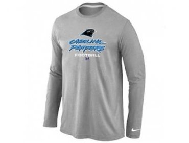 NEW Carolina Panthers Critical Victory Long Sleeve T-Shirt Grey