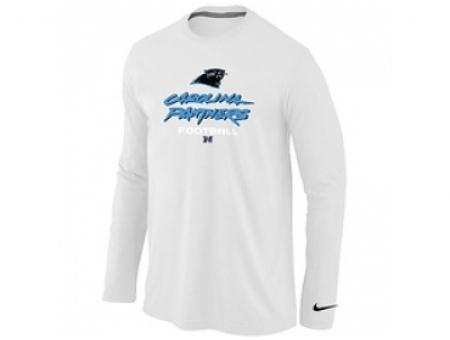 NEW Carolina Panthers Critical Victory Long Sleeve T-Shirt White