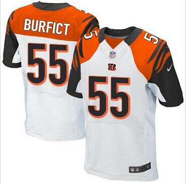 NEW Cincinnati Bengals #55 Vontaze Burfict White NFL Elite Jersey