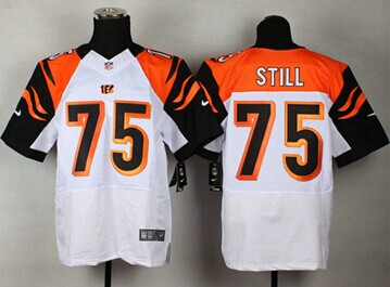 NEW Cincinnati Bengals #75 Devon Still White Elite Jersey