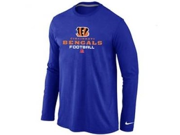 NEW Cincinnati Bengals Critical Victory Long Sleeve T-Shirt Blue