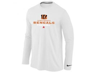 NEW Cincinnati Bengals Critical Victory Long Sleeve T-Shirt White