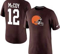 NEW Cleveland Browns #12 Colt McCoy Name & Number T-Shirt