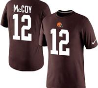 NEW Cleveland Browns #12 Colt McCoy Pride Name & Number T-Shirt
