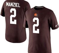 NEW Cleveland Browns #2 Johnny Manziel Pride Name & Number T-Shirt