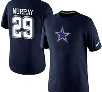 NEW Dallas Cowboys #29 DeMarco Murray Player Name & Number T-Shirt Blue