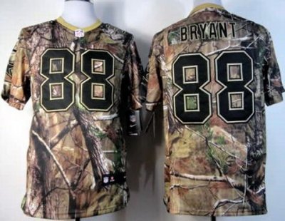 2012 NEW Dallas Cowboys 88 Dez Bryant Camo Realtree NFL Jerseys(Elite)
