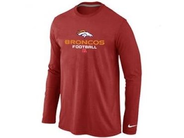 NEW Denver Broncos Critical Victory Long Sleeve T-Shirt RED