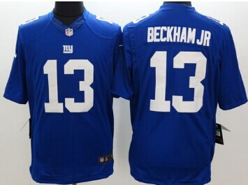 NEW Giants #13 Odell Beckham Jr Royal Blue Team Color Men's Stitched NFL Limited Jersey
