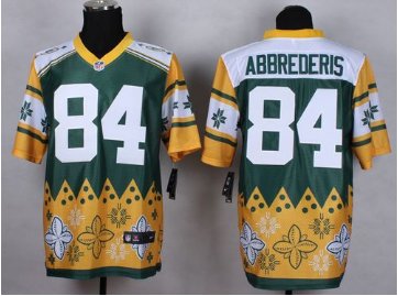 NEW Green Bay Packers #84 Jared Abbrederis Green NFL Elite Noble Fashion Jersey