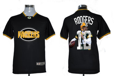 NEW Green Bay Packers 12 Aaron Rodgers Team ALL-Star Fashion Jerseys