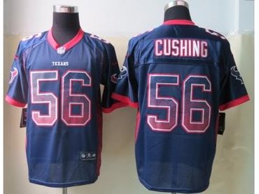 NEW Houston Texans #56 Cushing Blue Jerseys(Drift Fashion Elite)