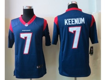 NEW Houston Texans #7 Keenum blue Jerseys(Limited)
