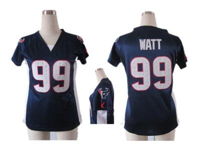NEW Houston Texans #99 J.J. Watt blue jerseys(draft him ii top)