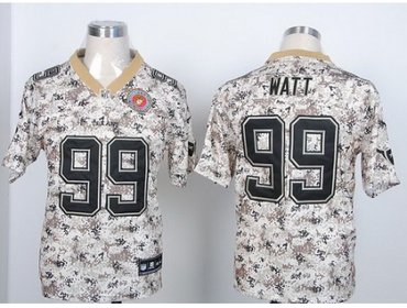 NEW Houston Texans 99 J.J. Watt Camo US.Mccuu NFL Elite Jerseys