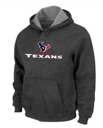 NEW Houston Texans Shield Nailhead Performance Hoodie -D.Grey