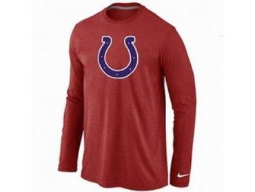 NEW Indianapolis Colts Logo Long Sleeve T-Shirt RED