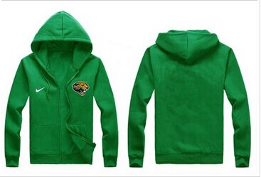 NEW Jacksonville Jaguars Authentic Logo Hoodie Green