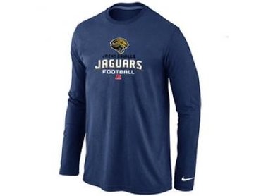 NEW Jacksonville Jaguars Critical Victory Long Sleeve T-Shirt D.Blue
