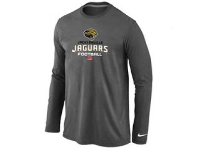 NEW Jacksonville Jaguars Critical Victory Long Sleeve T-Shirt D.Grey