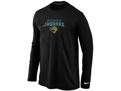 NEW Jacksonville Jaguars Heart & Soul Long Sleeve T-Shirt Black