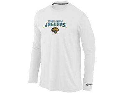 NEW Jacksonville Jaguars Heart & Soul Long Sleeve T-Shirt White
