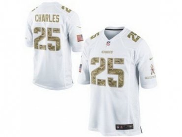 NEW Kansas City Chiefs #25 Charles White Jerseys(game USA)