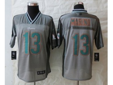 NEW Miami Dolphins #13 Marino Grey Jerseys(Vapor Elite)