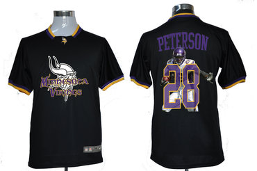 NEW Minnesota Vikings 28 Adrian Peterson  Team ALL-Star Fashion Jerseys