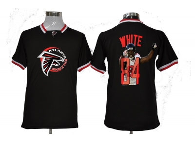 NEW NFL Atlanta Falcons #84 Roddy White black jerseys(all-star fashion)