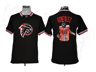 NEW NFL Atlanta Falcons #88 Gonzalez black jerseys(all-star fashion)