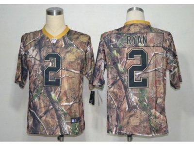 NEW NFL Atlanta Falcons 2 Matt Ryan Camo Realtree Jerseys(Elite)