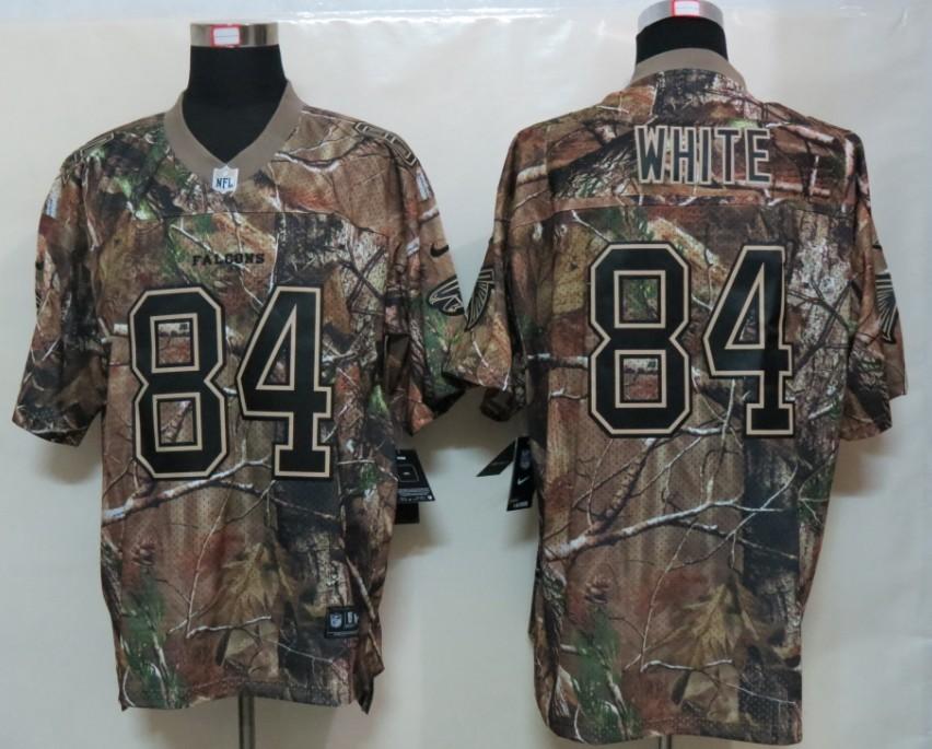 NEW NFL Atlanta Falcons 84 Roddy White Camo Realtree Jerseys(Elite)