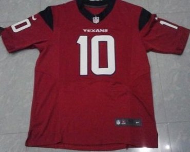 NEW NFL Houston Texans 10 DeAndre Hopkins Red Jerseys (Elite)