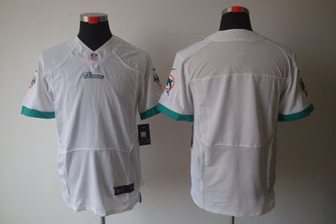 2012 NEW NFL Miami Dolphins White Color Blank Jerseys(Elite)